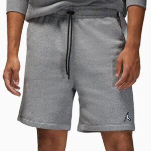 Jordan Essentials Mens 7" Fleece Shorts Training Gym Basketball Grey